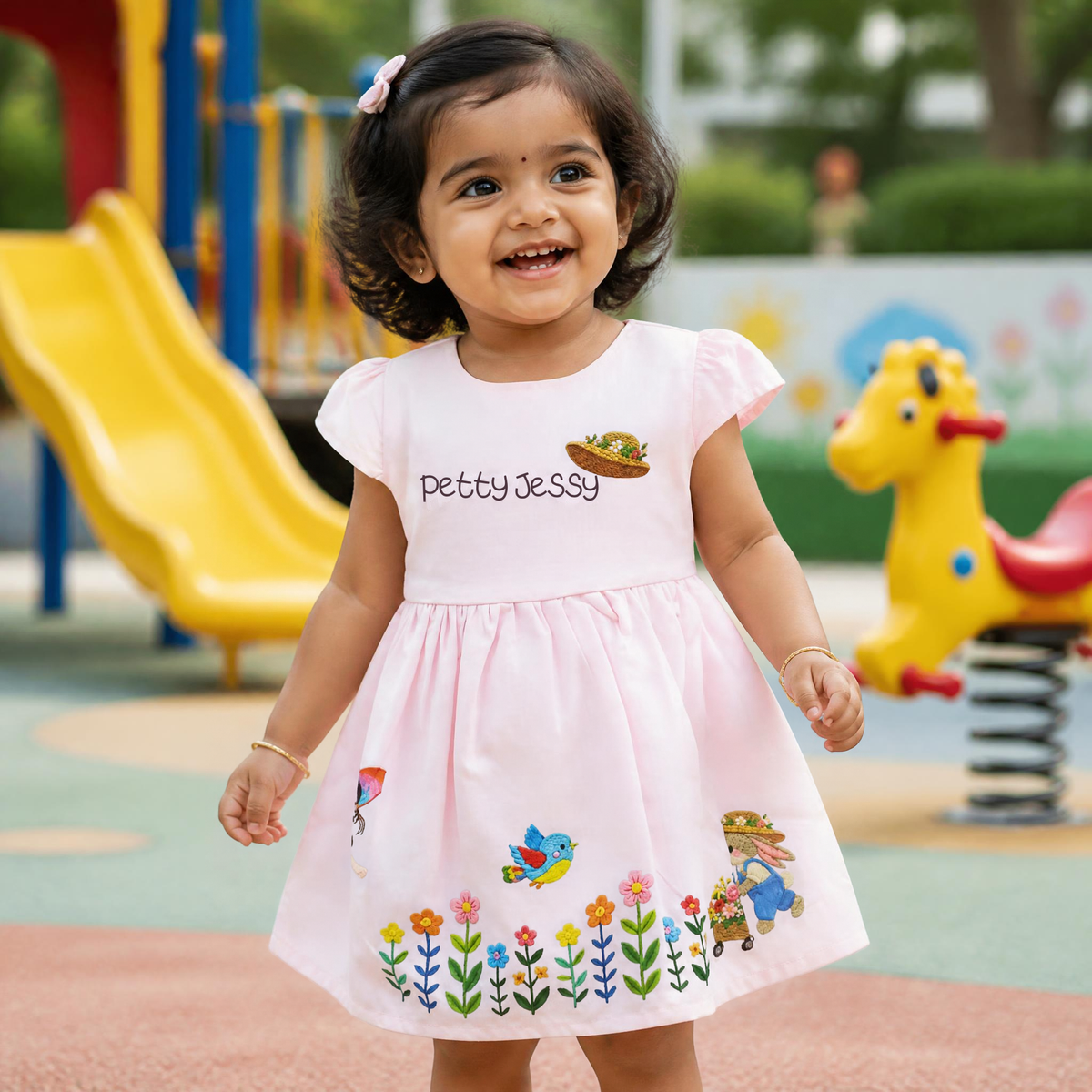 (S-1387) Girls Frock 14/18