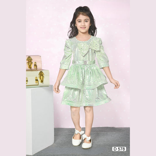 (D-578) Girls Party Frock 18/28