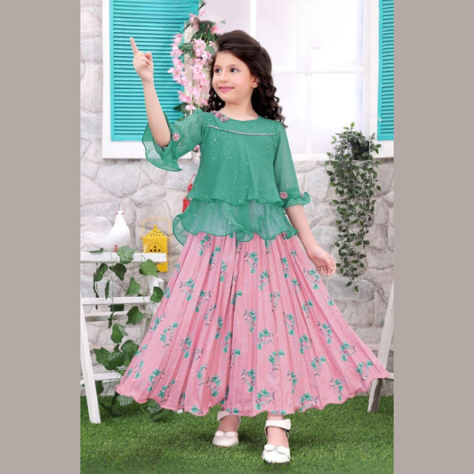 (MM8738) GIRLS TOP SKIRT SET 36/40