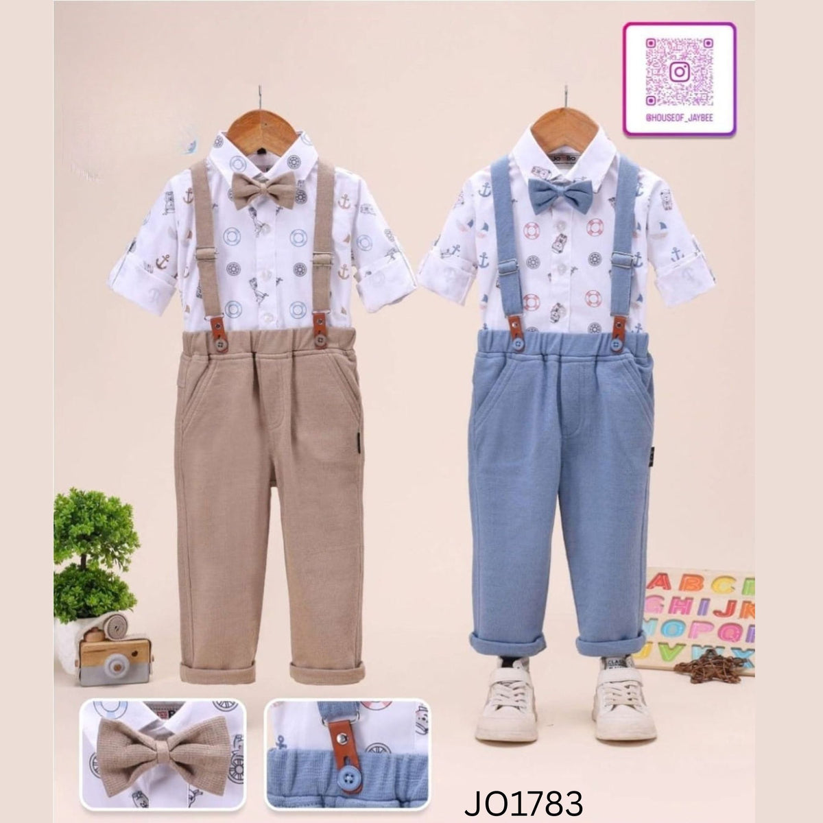 (JO1783) Boys 4 pc full/full suit 6 months up to 3 years