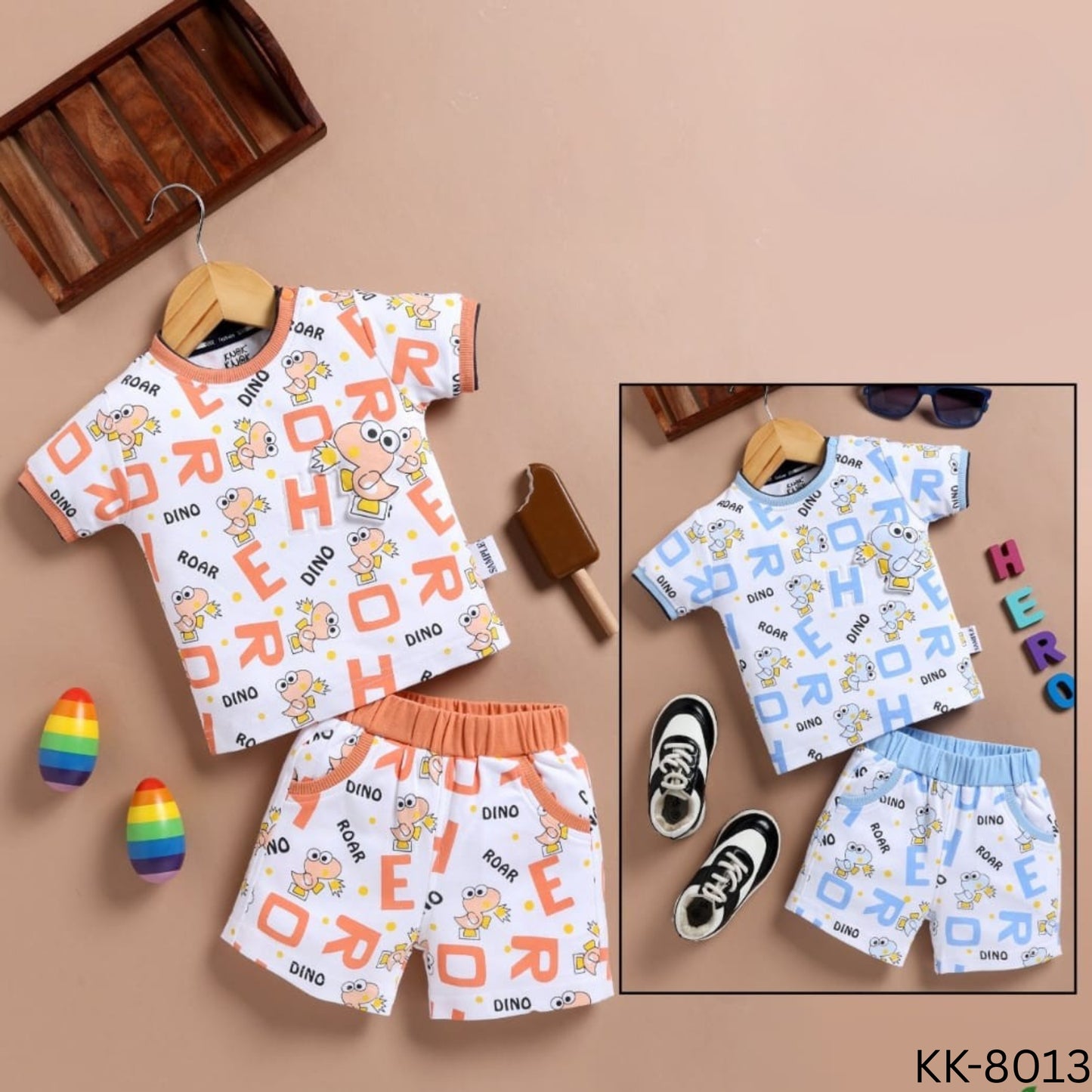 (KK-8013) BOYS COORD SET (UPTO 3 yrs)