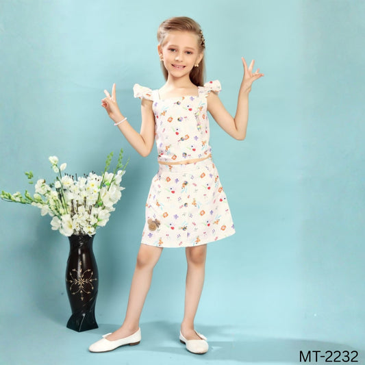 (MT-2232) Girls Skirt and Top 16/26