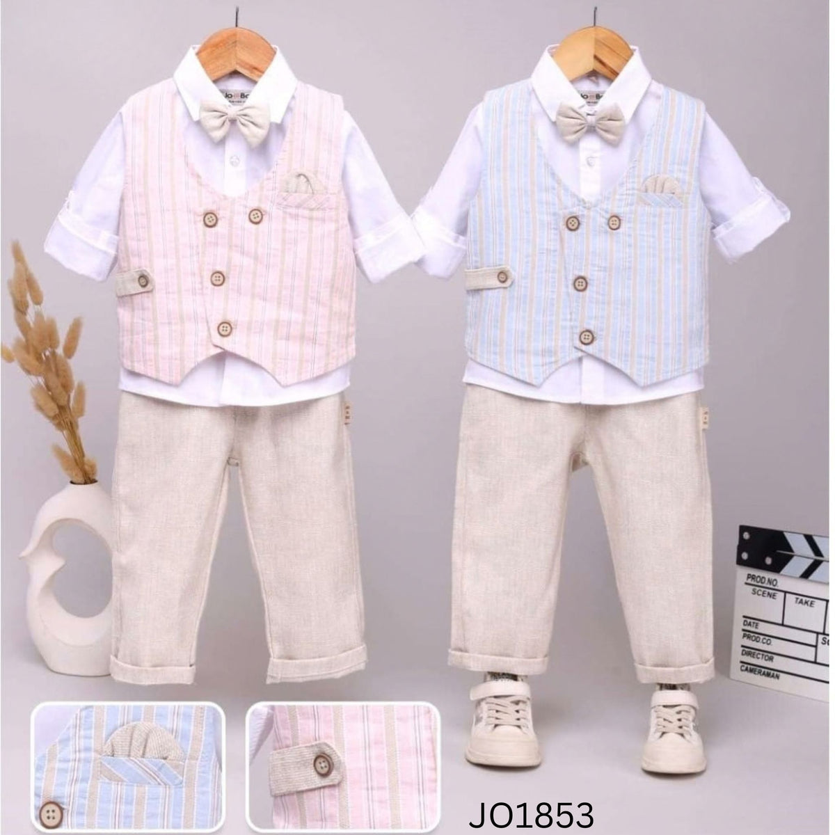 (JO1853) Boys 4 pc full/full suit 6 months up to 3 years