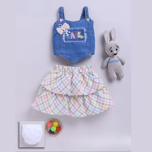 (MD-632) Girls Skirt and Top 0/1/2