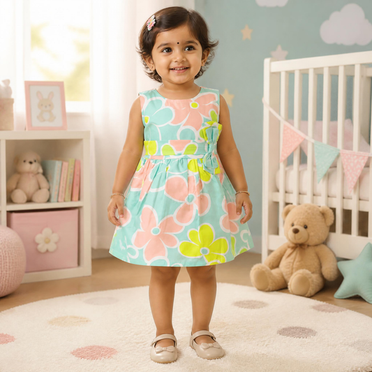 (S-1370) Girls Frock 14/18