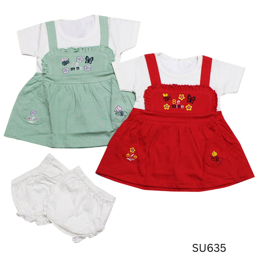 (SU635) GIRLS FROCK 1 to 3