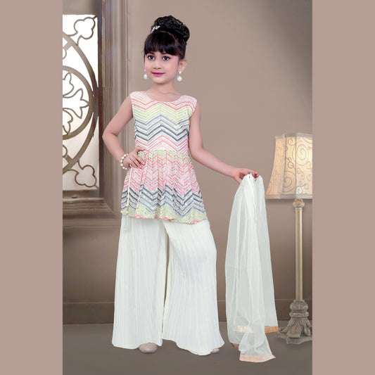 (GW4001) Unicorn Theme Kurti and Flared Palazzo 24/38