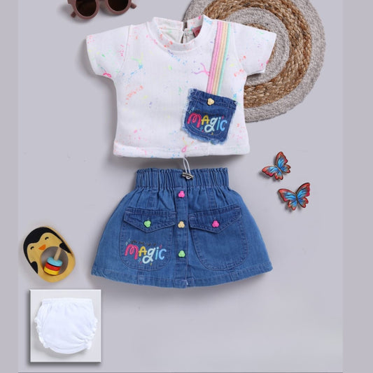 (MD-610) Girls Skirt and Top 0/1/2