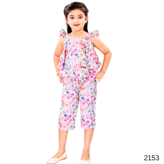 (SF-SW-2153) Girls Capri Top 16/26