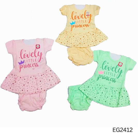 (EG2412) GIRLS FROCK SET M/L/XL