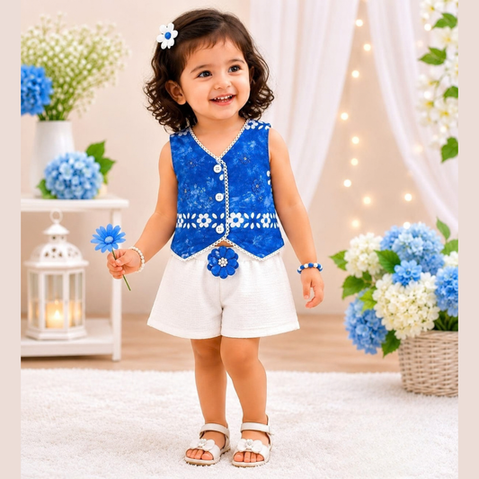 (DC-141) Girls Shorts and Top 14/22
