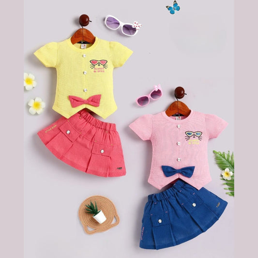 (ILM-12510) Girls Skirt and Top 1/2/3