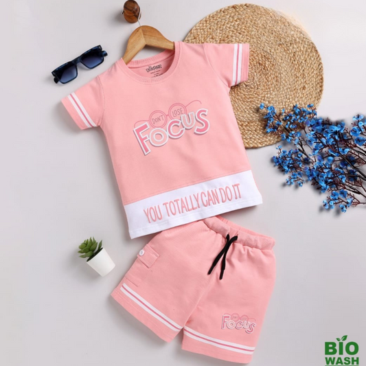 (BKZ-108A) Girls Co-ord set 5 to 10 years