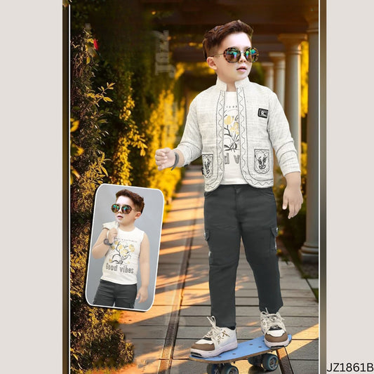 (JZ1861B) BOYS FULL JACKET SET 32/34/36