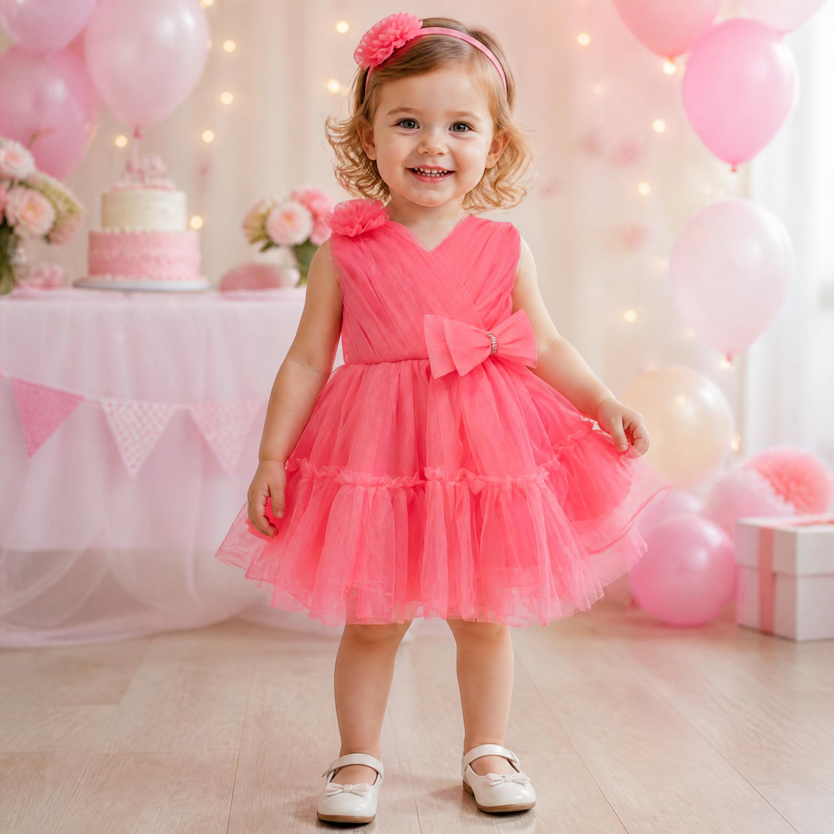 (S-127) Girls Party Frock 14/18