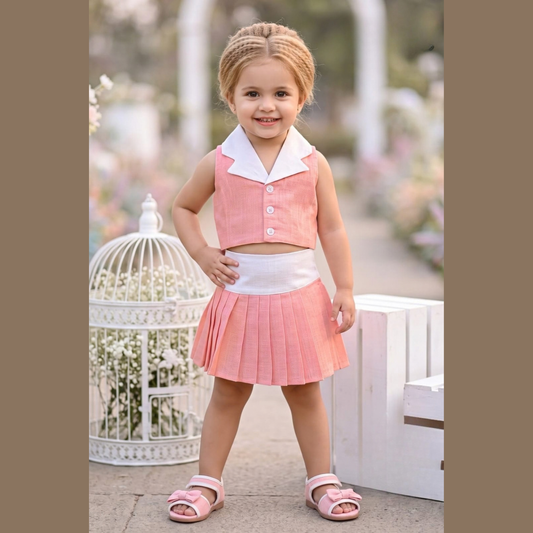 (DC-153) Girls Skirt and Top 14/22