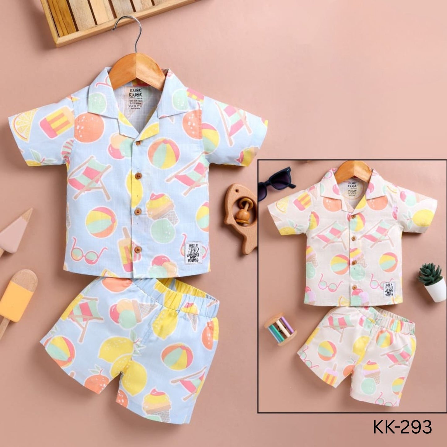 (KK-2923) BOYS COORD SET (UPTO 3 yrs)