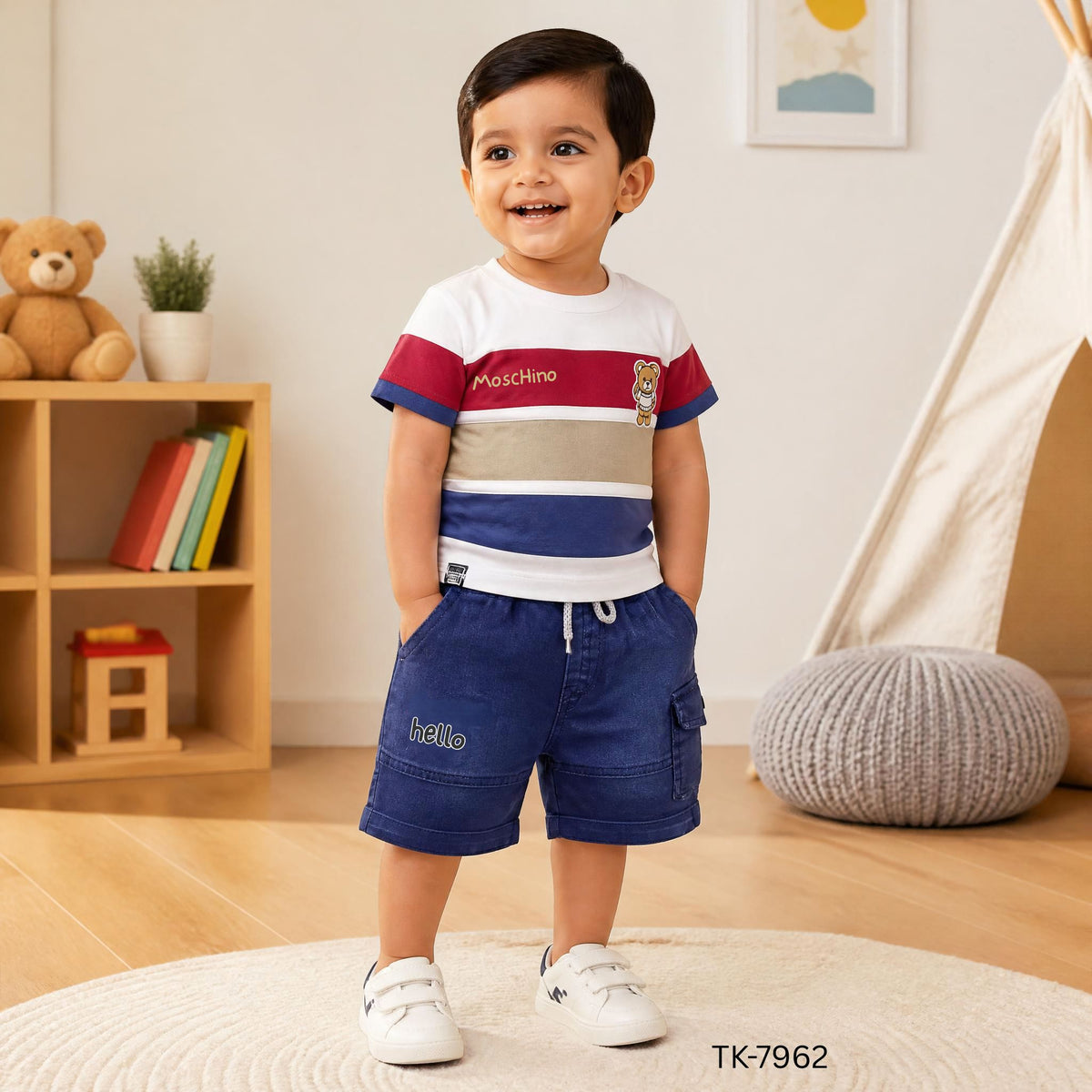 (TK-7962) BOYS HALF/HALF SET 16/20