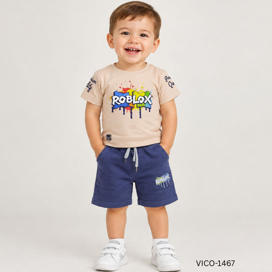(VICO-1467) BOYS HALF/HALF SET 16/20