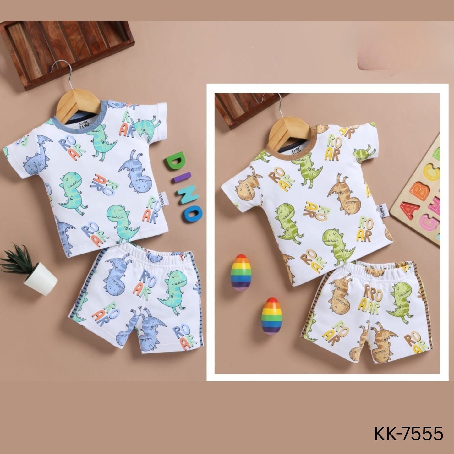 (KK-7555) INFANT COORD SET (UP TO 6 months)