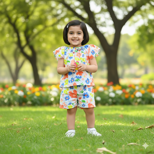 (SW-10226) Girls Shorts Top 16/26