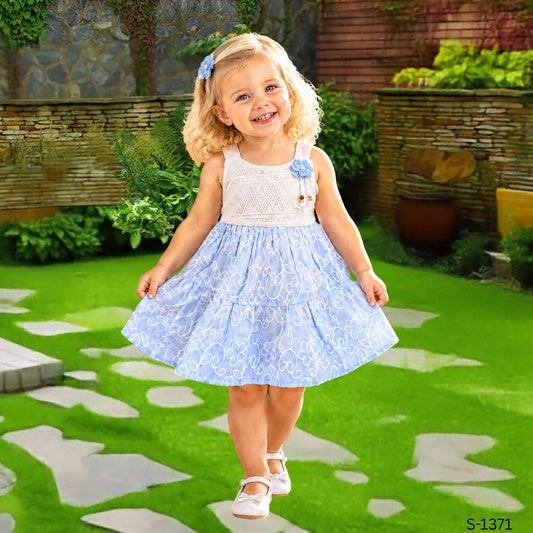 (S-1371) Girls Frock 14/18