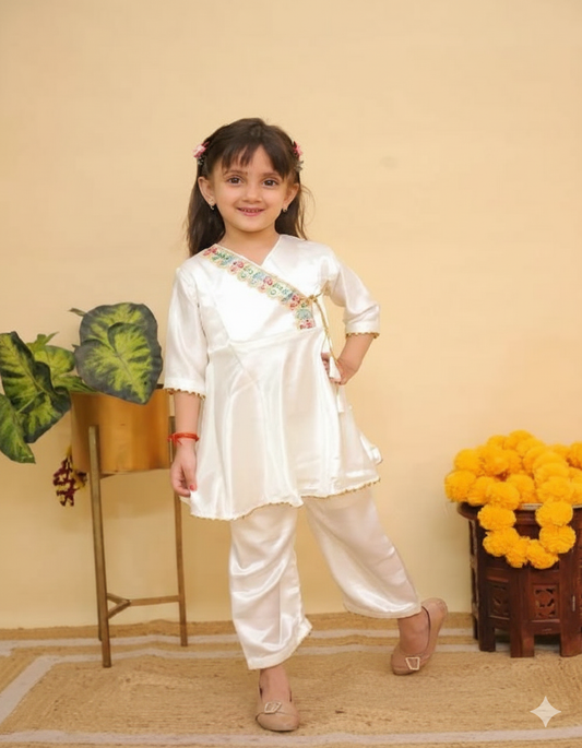 (RS-1009) Girls Peplum Pant and Top - 16/28